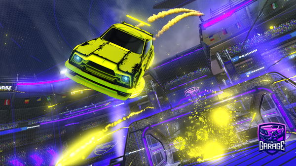 A Rocket League car design from MruSX