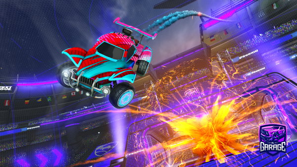 A Rocket League car design from camkilla
