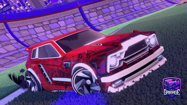 A Rocket League car design from DR3VM1