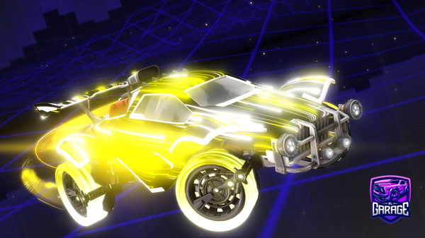 A Rocket League car design from SMARKINO