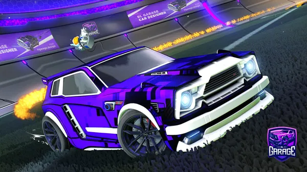 A Rocket League car design from yohaaal10