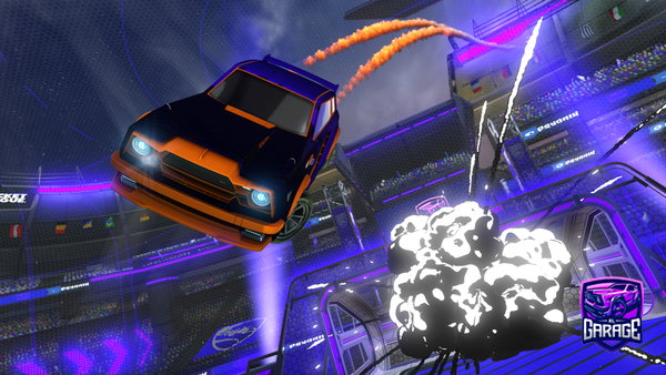 A Rocket League car design from Yassenalhilfi