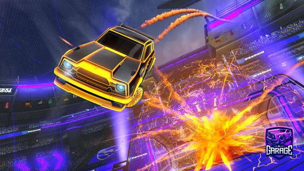 A Rocket League car design from JDPHR3SH