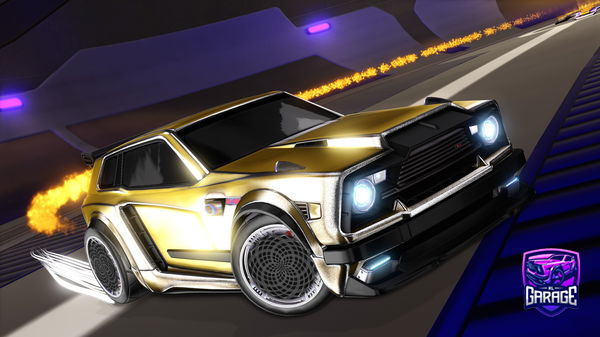 A Rocket League car design from SWIZZNALDO