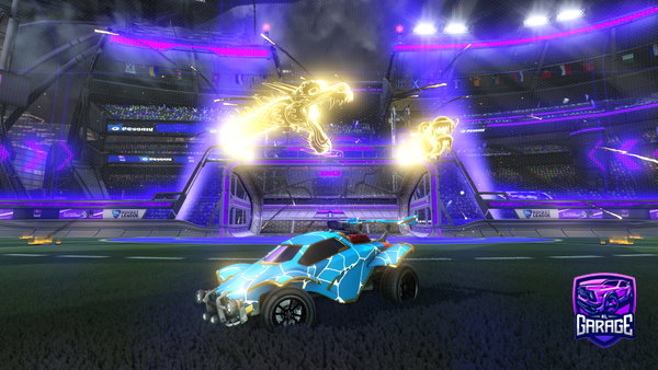 A Rocket League car design from gall3go
