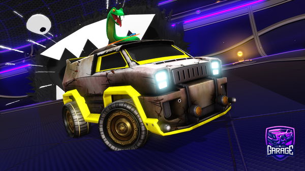 A Rocket League car design from ImmagineLoosing