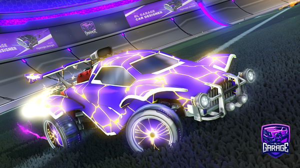 A Rocket League car design from Dreshark