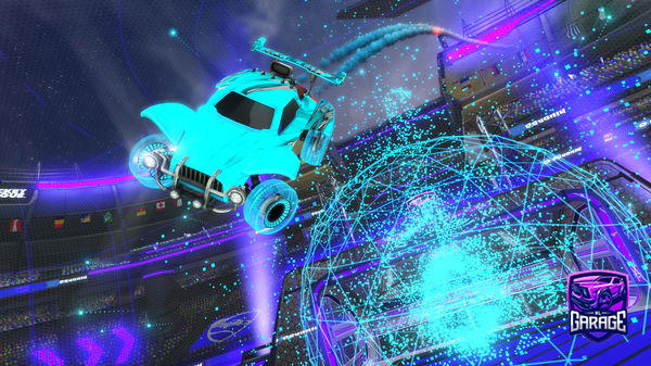 A Rocket League car design from ILikeTrains346