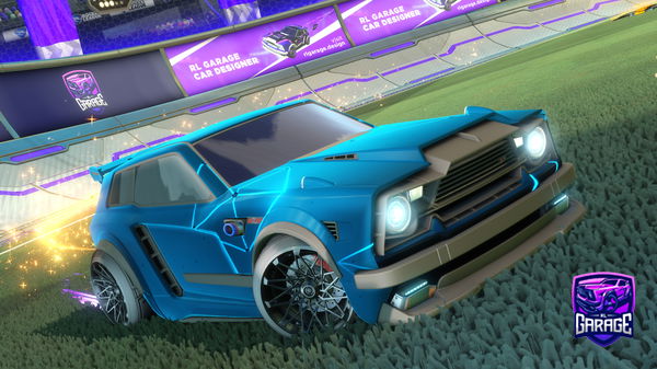 A Rocket League car design from GTX-VX