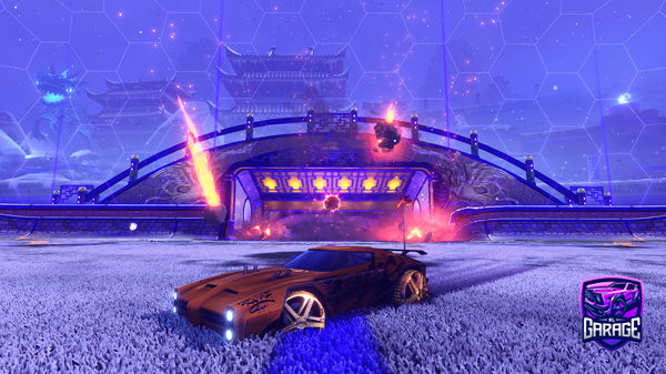 A Rocket League car design from Skullitzi