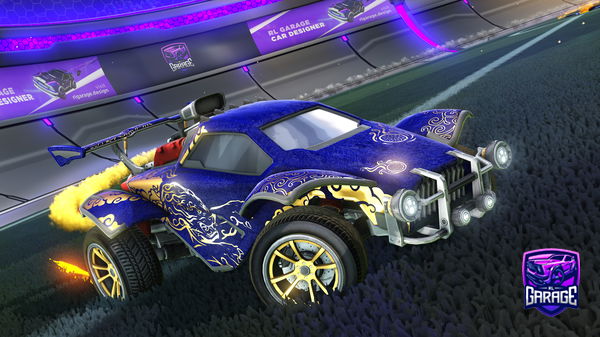 A Rocket League car design from Figge12