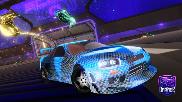 A Rocket League car design from Bul3wd