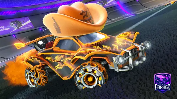 A Rocket League car design from BINBOO132