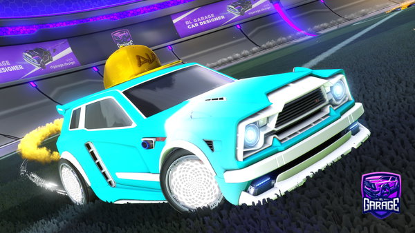A Rocket League car design from Flash_RCR
