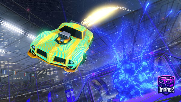 A Rocket League car design from DragonsoPL