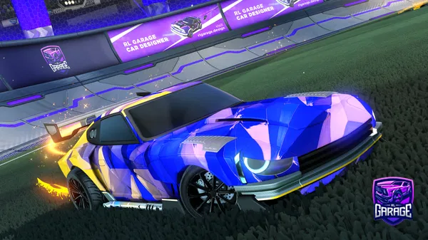 A Rocket League car design from BL4CK_N01R_RS