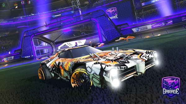 A Rocket League car design from PXLPRFCT