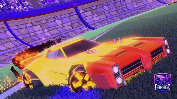 A Rocket League car design from Cosplash