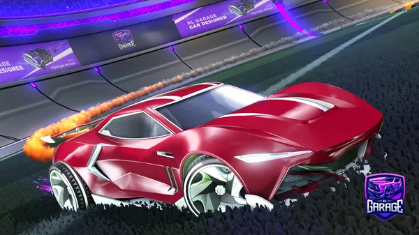 A Rocket League car design from yresett