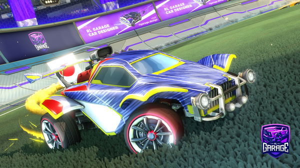 A Rocket League car design from paburo