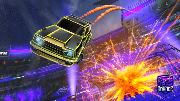 A Rocket League car design from Gurunoles