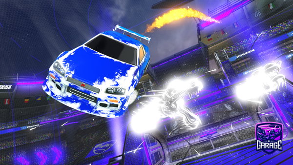 A Rocket League car design from Malinoir_DZ
