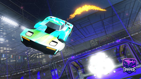 A Rocket League car design from BigBlueLight260