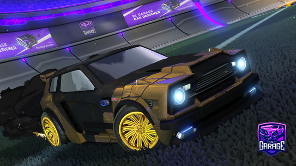 A Rocket League car design from Xxyuki