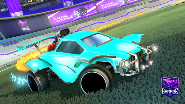 A Rocket League car design from prong