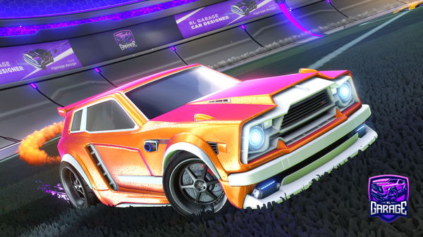 A Rocket League car design from Pekari