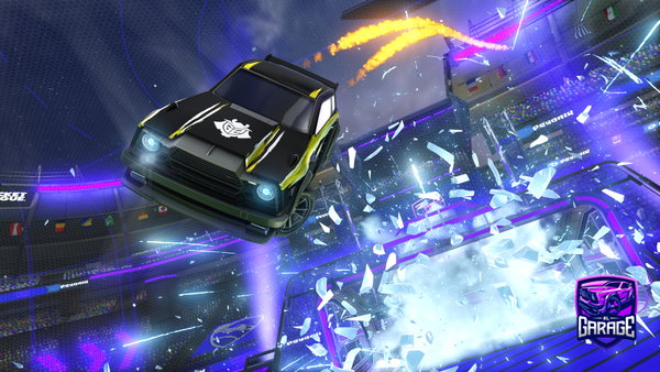 A Rocket League car design from squeeziebeats