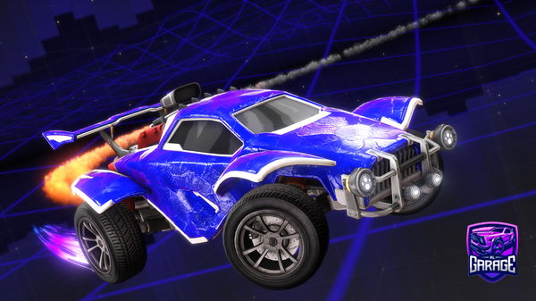 A Rocket League car design from Vpolox99
