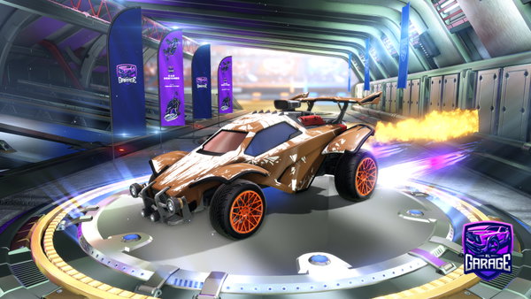 A Rocket League car design from MYST1KALL