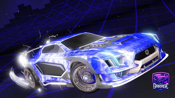 A Rocket League car design from Mhammed343