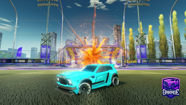 A Rocket League car design from fluce