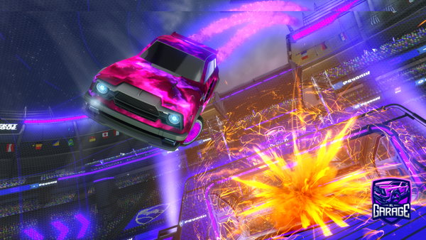 A Rocket League car design from VISION_hoTsam07