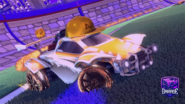 A Rocket League car design from CapyKing10