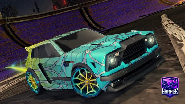 A Rocket League car design from T-Crafter