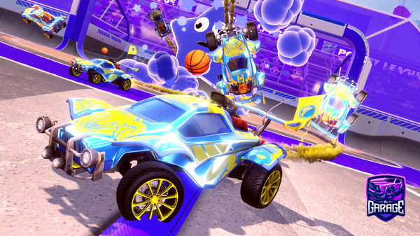 A Rocket League car design from WaddleDaBest