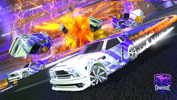 A Rocket League car design from zGidex