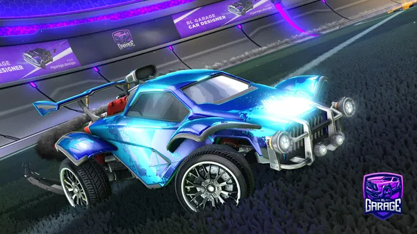 A Rocket League car design from HKS_CENTURY