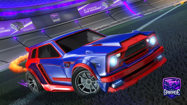 A Rocket League car design from Duovaras
