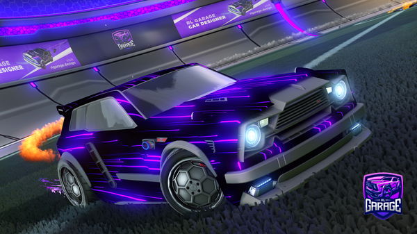 A Rocket League car design from Sasmosa