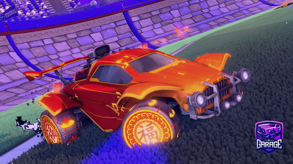 A Rocket League car design from Rico-B-Spazzzin