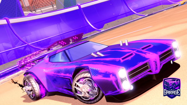A Rocket League car design from vooza17