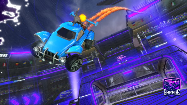 A Rocket League car design from Rhyotoxy