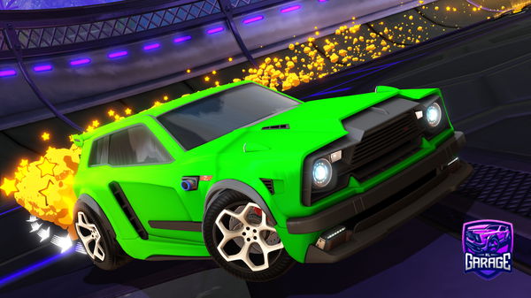 A Rocket League car design from HalloRL