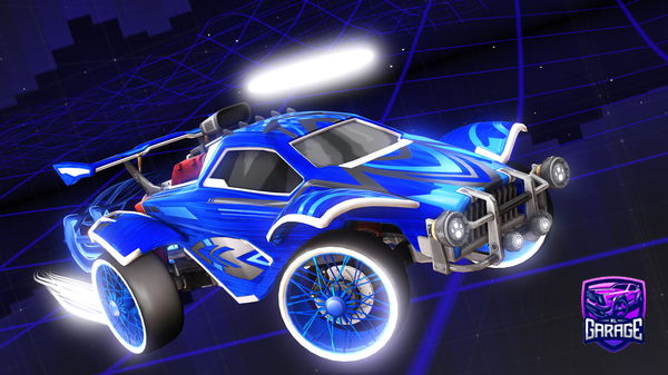 A Rocket League car design from JLannann