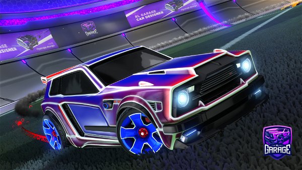 A Rocket League car design from glitchyrl
