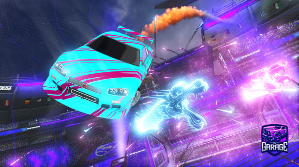 A Rocket League car design from alf0n09